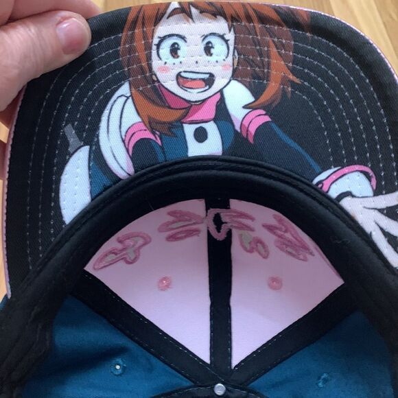Bioworld My Hero Academia‎ Uravity Snap Back Pink and Teal - Picture 3 of 5